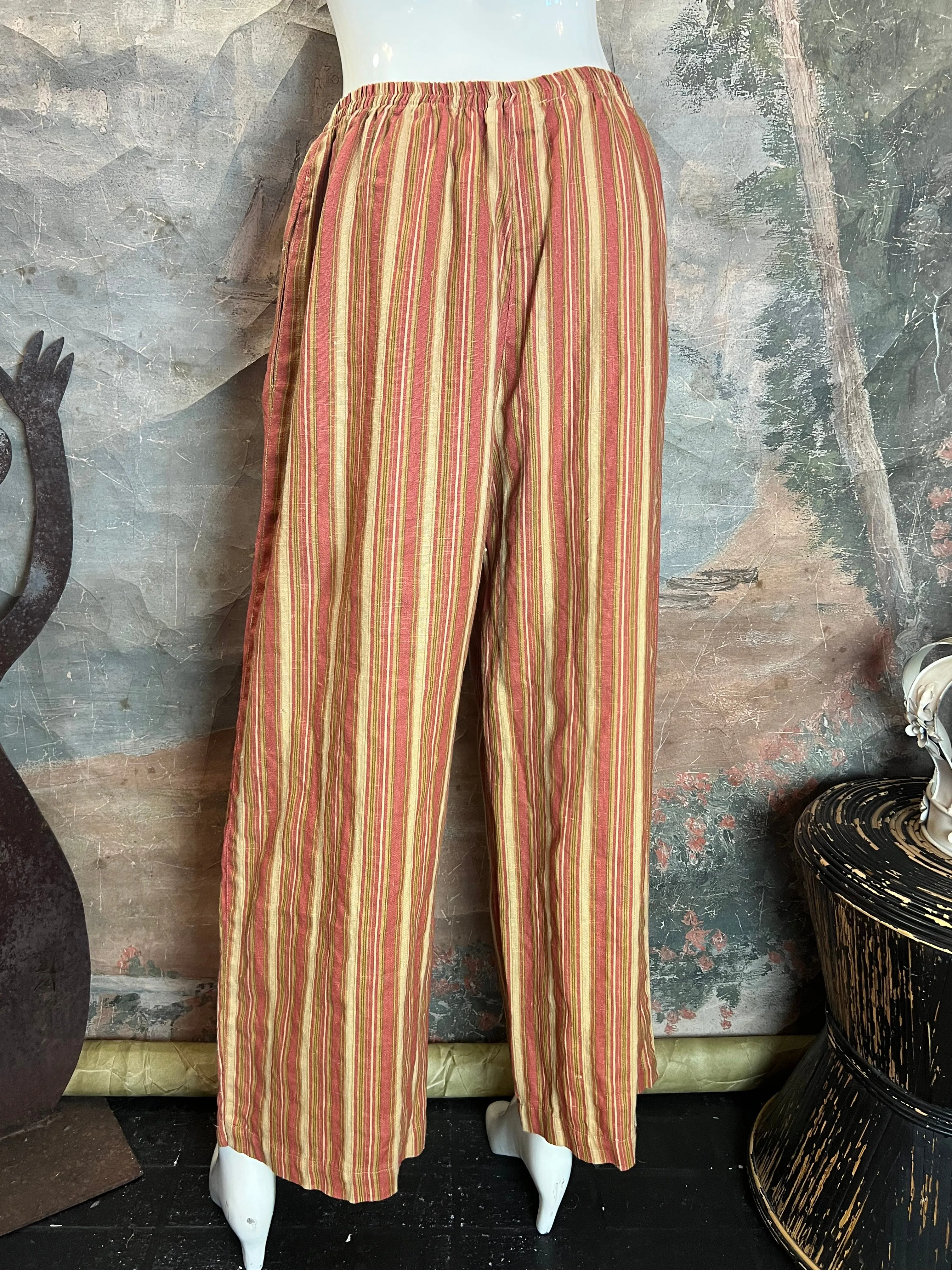 5205 Linen Straight Pant