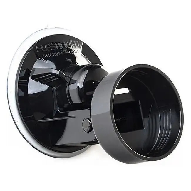 Black Shower Mount and Flight Adaptor for Fleshlight Masturbators