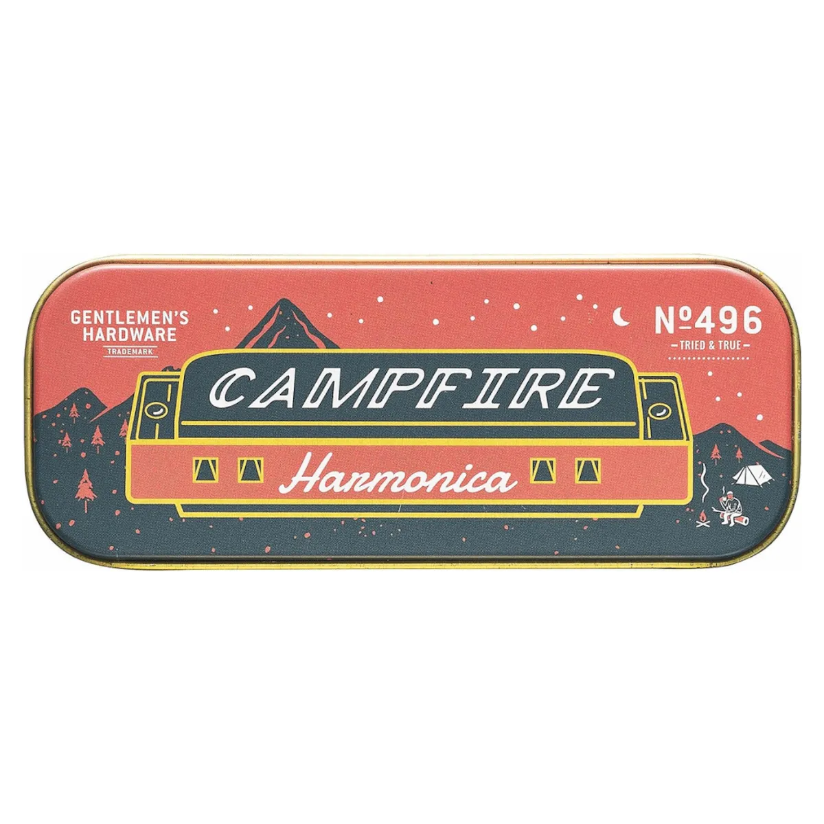 Campfire Harmonica in Gift Tin