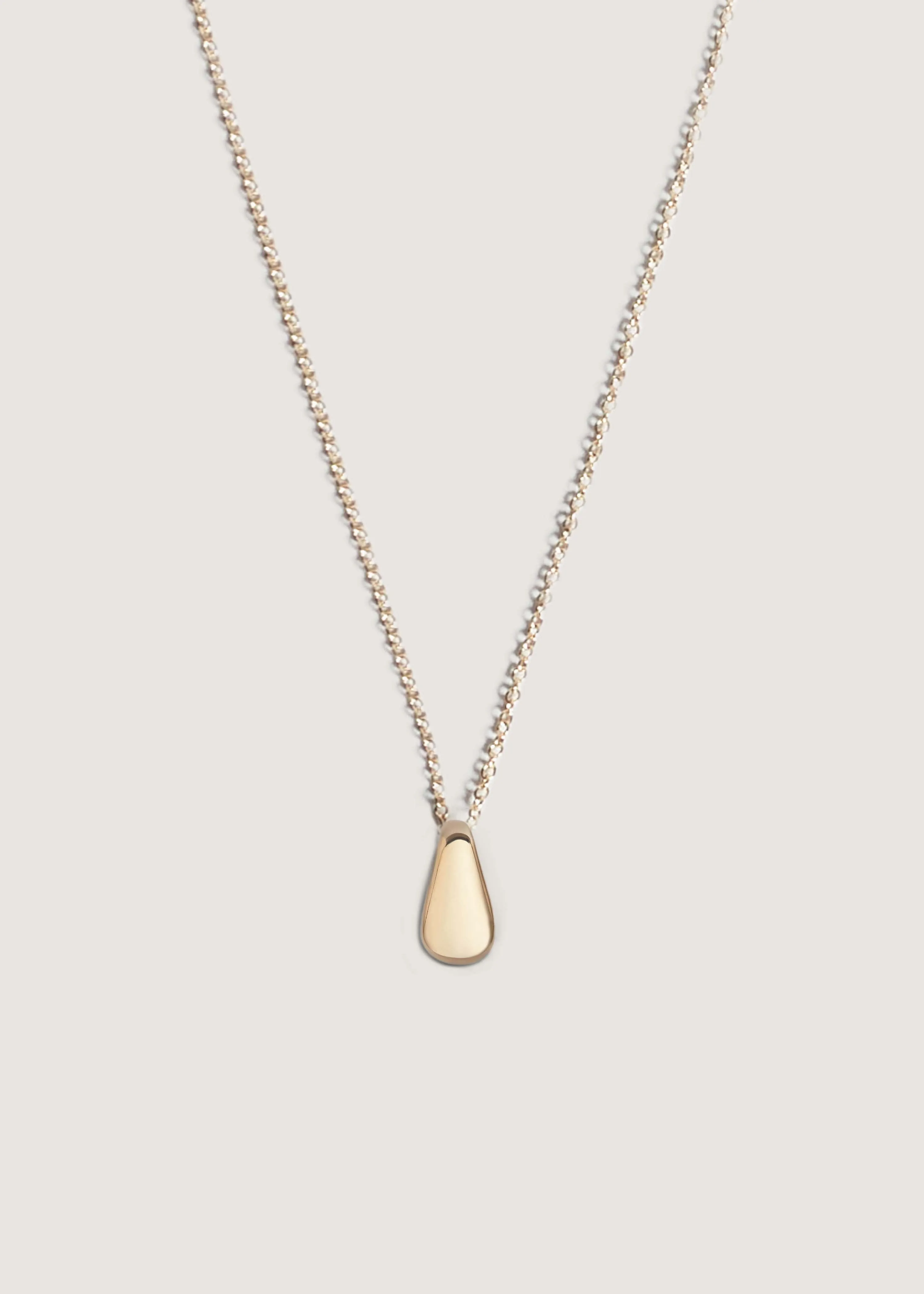 Carter Herringbone & Teardrop Necklace Stack