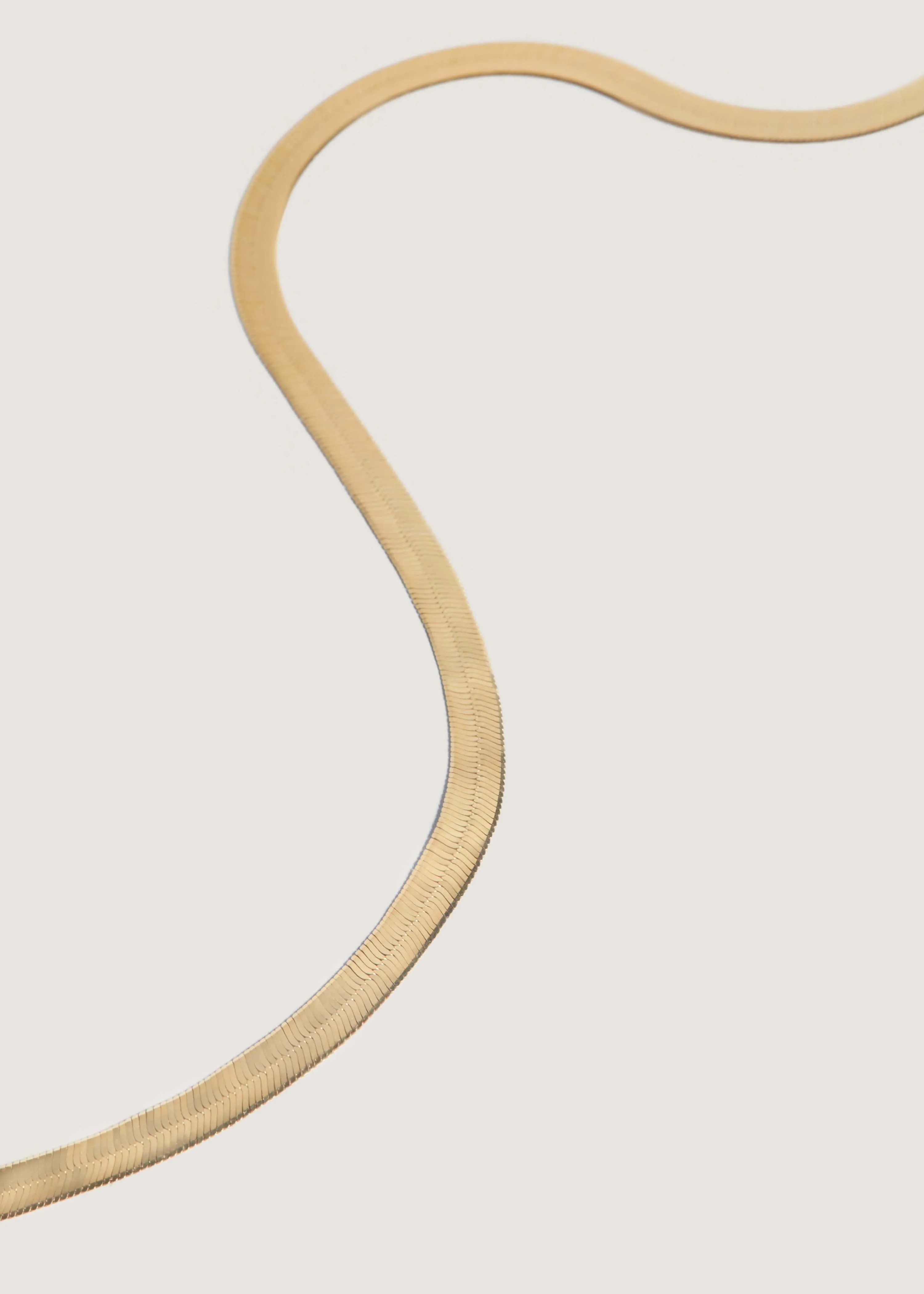 Carter Herringbone & Teardrop Necklace Stack