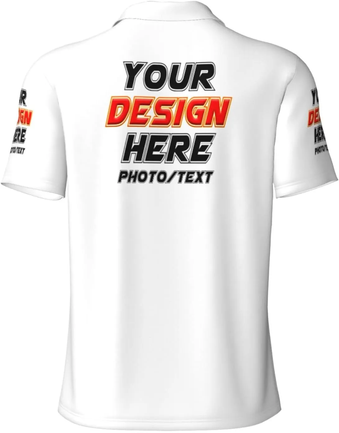 Custom Polo shirts Add Your Text Picture Name Logo Casual Custom Polo shirt Fashion Custom Polo shirts