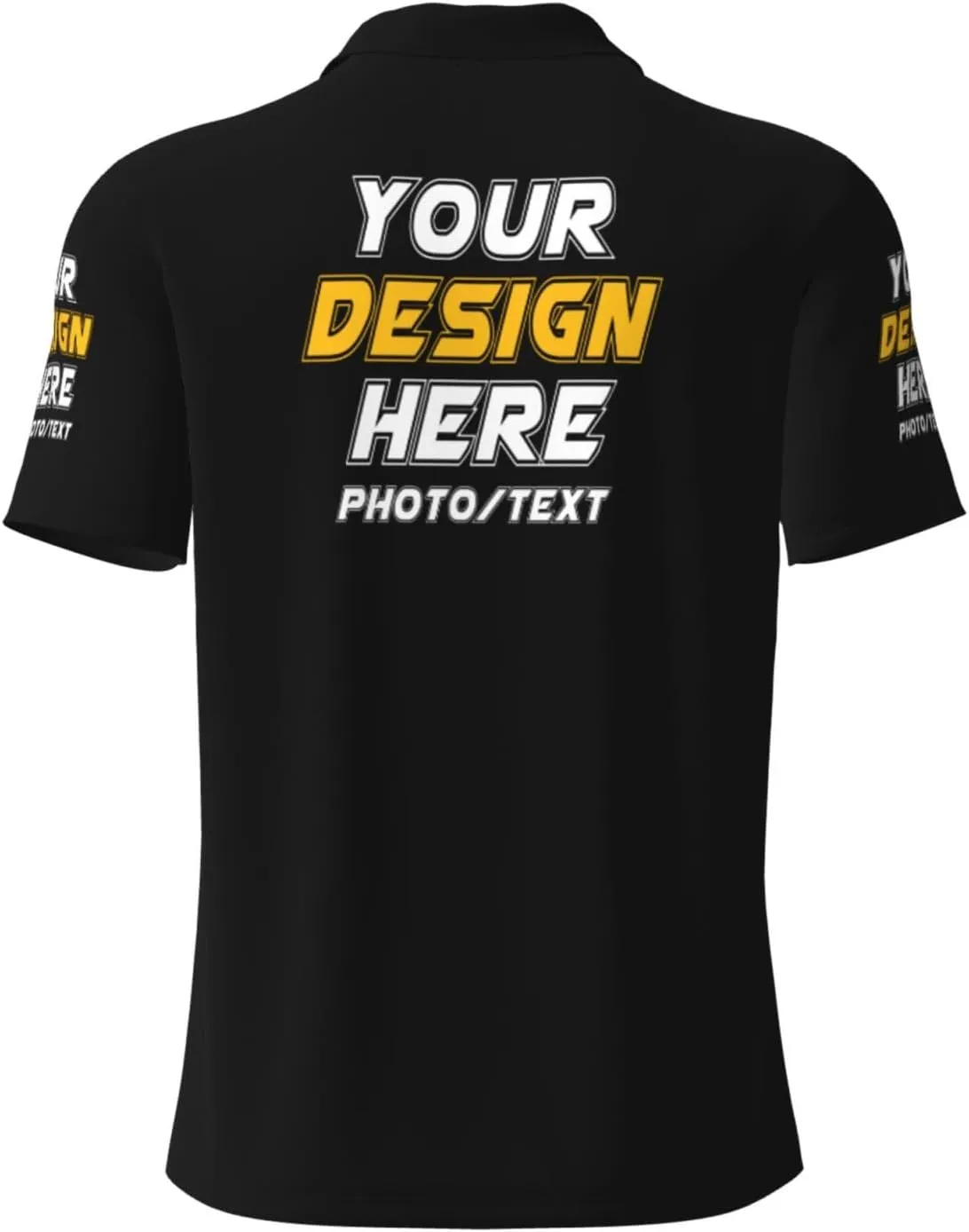 Custom Polo shirts Add Your Text Picture Name Logo Casual Custom Polo shirt Fashion Custom Polo shirts
