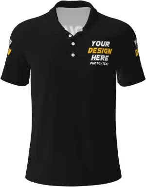Custom Polo shirts Add Your Text Picture Name Logo Casual Custom Polo shirt Fashion Custom Polo shirts