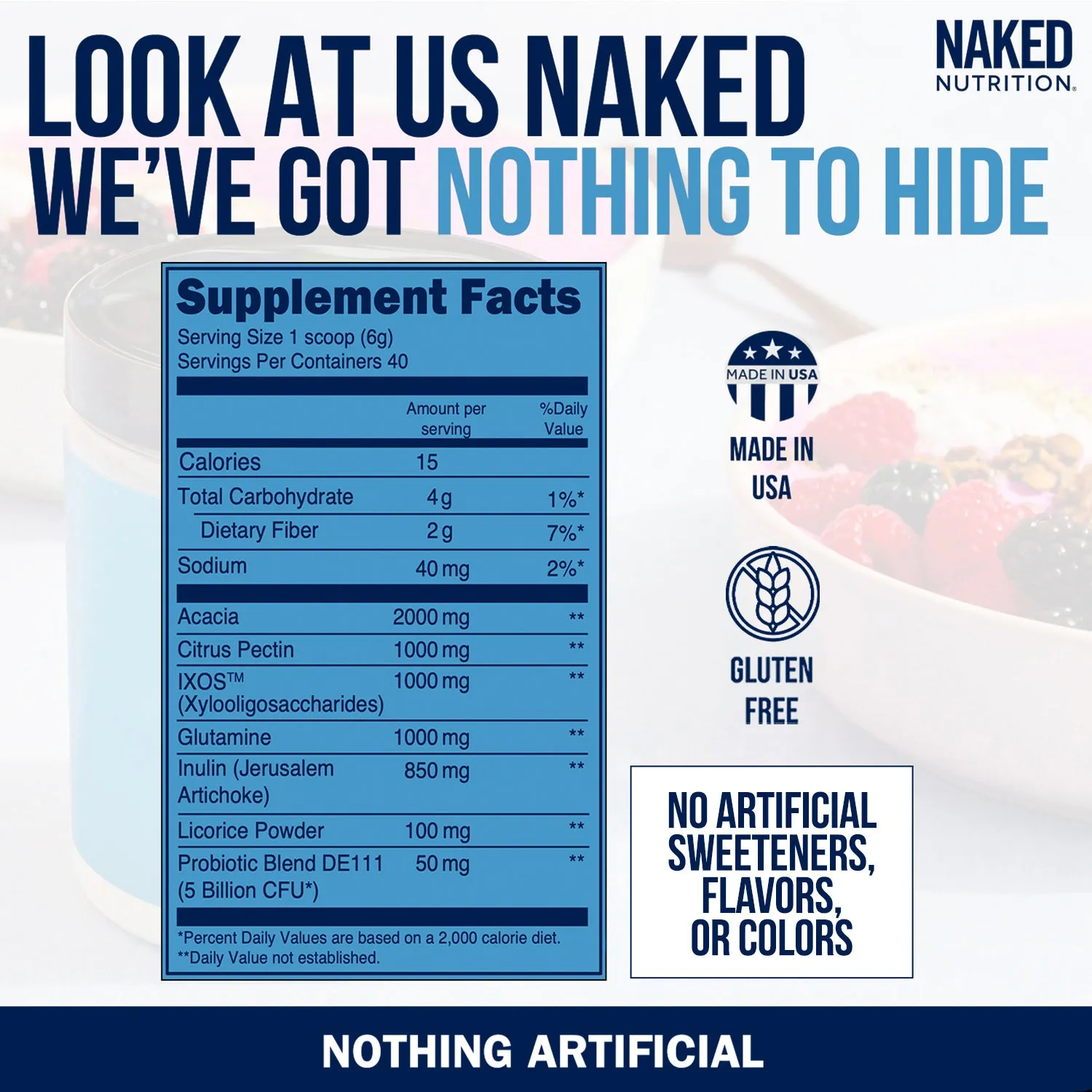 Gut Health Supplement | Naked Gut - 40 Servings