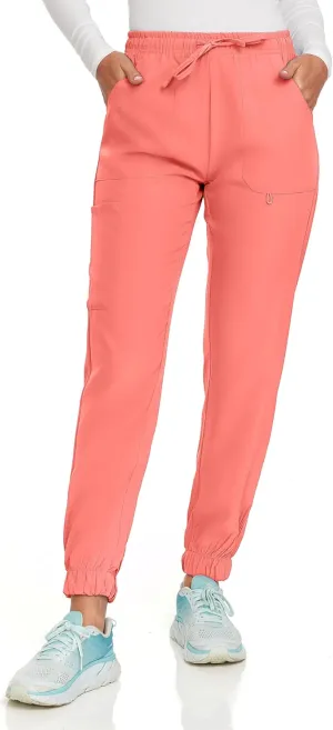 Hey Collection Mid Rise 4 Pockets Medical Scrub Jogger 4-Way Stretch