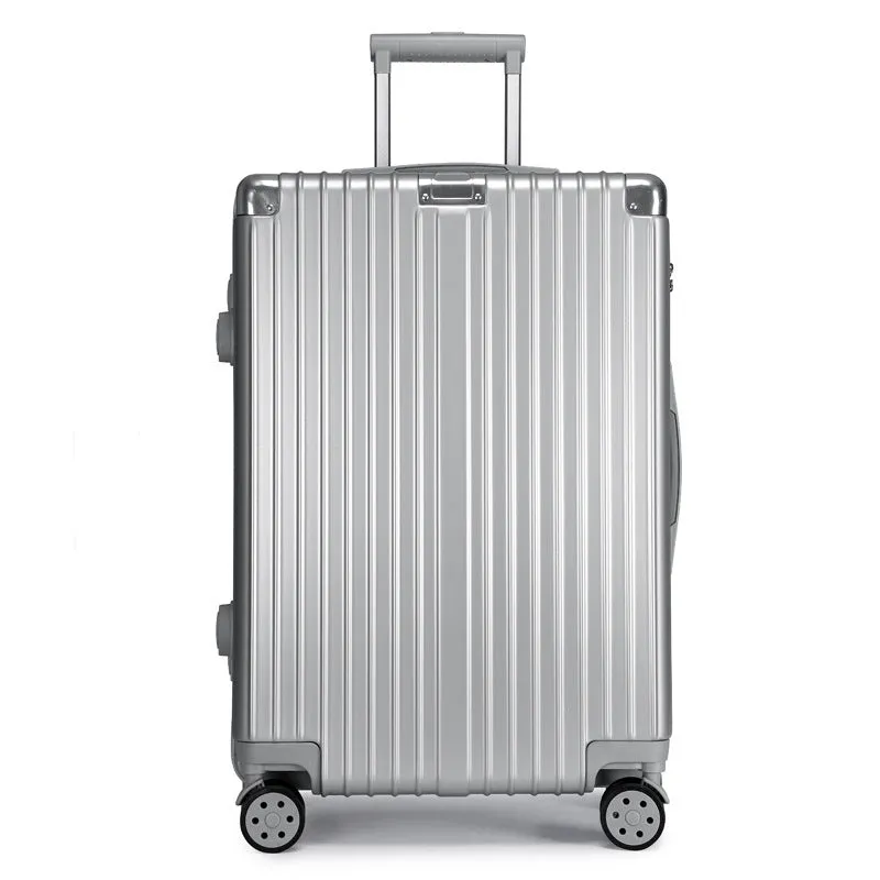 Hot Selling Magnesium Alloy Luggage Large Capacity Aluminum Frame Pure Metal Suitcases