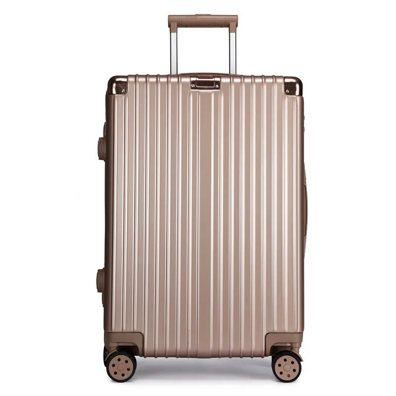 Hot Selling Magnesium Alloy Luggage Large Capacity Aluminum Frame Pure Metal Suitcases