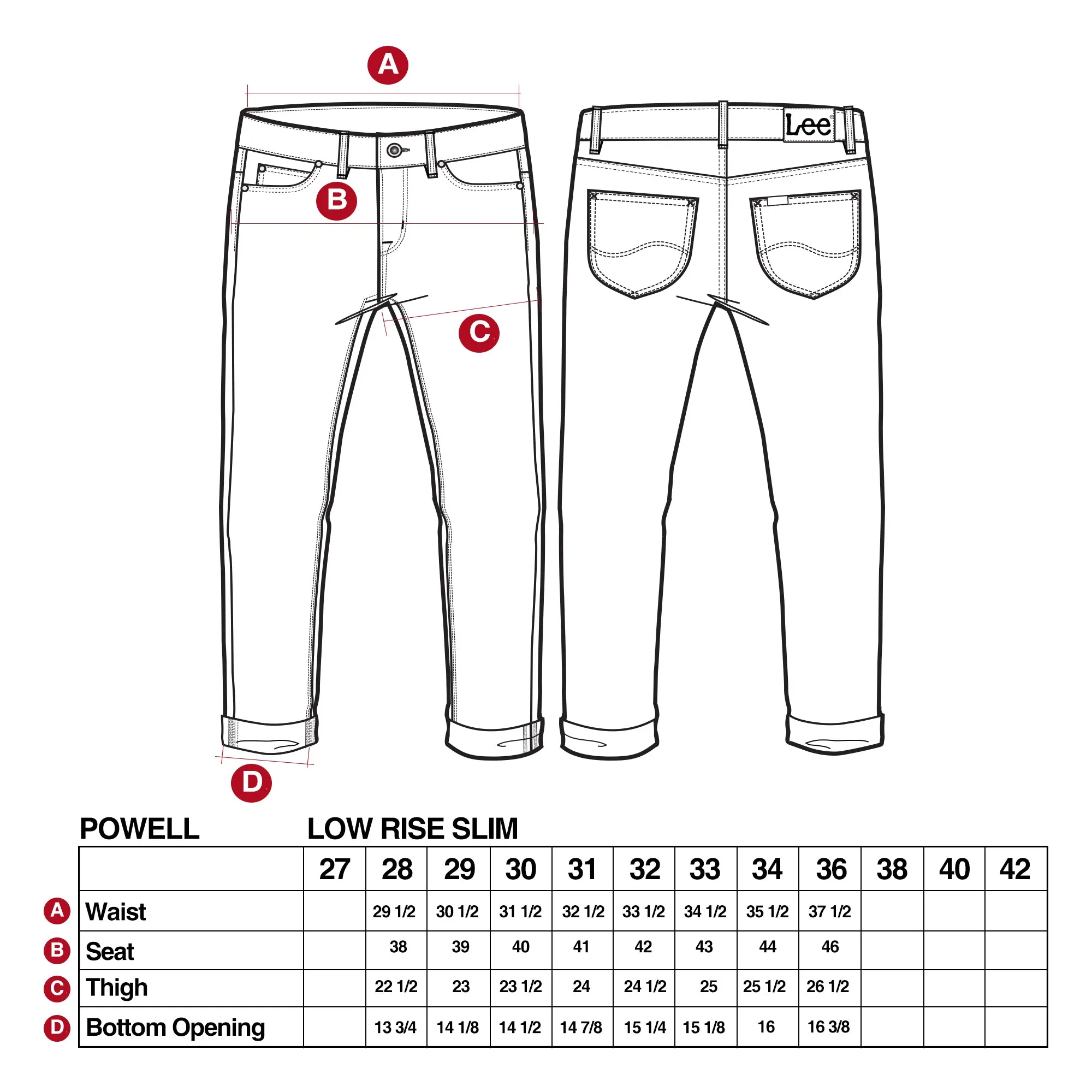 LEE MENS STRAIGHT SLIM DENIM PANTS IN BLUE DAMAGE