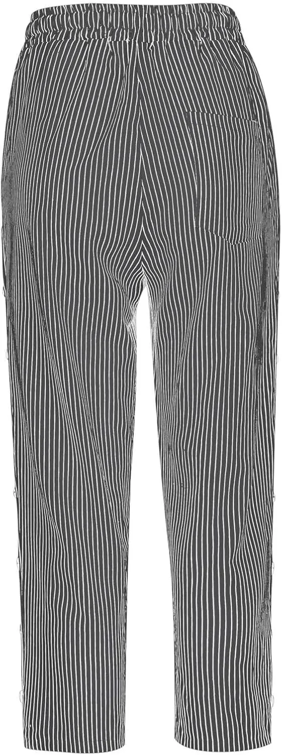 Linen Pants Women Wide Leg Dressy Lounge High Waist Elastic Waist Drawstring Women's Cotton and Linen Cropped Trousers