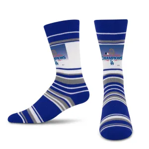 Los Angeles Dodgers 2024 World Series Champions Mas Stripe