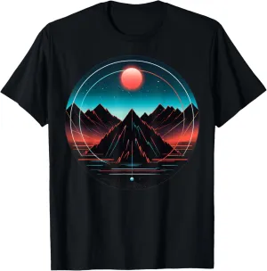 Mountain Landscape T-Shirt for Men Women T-Shirt