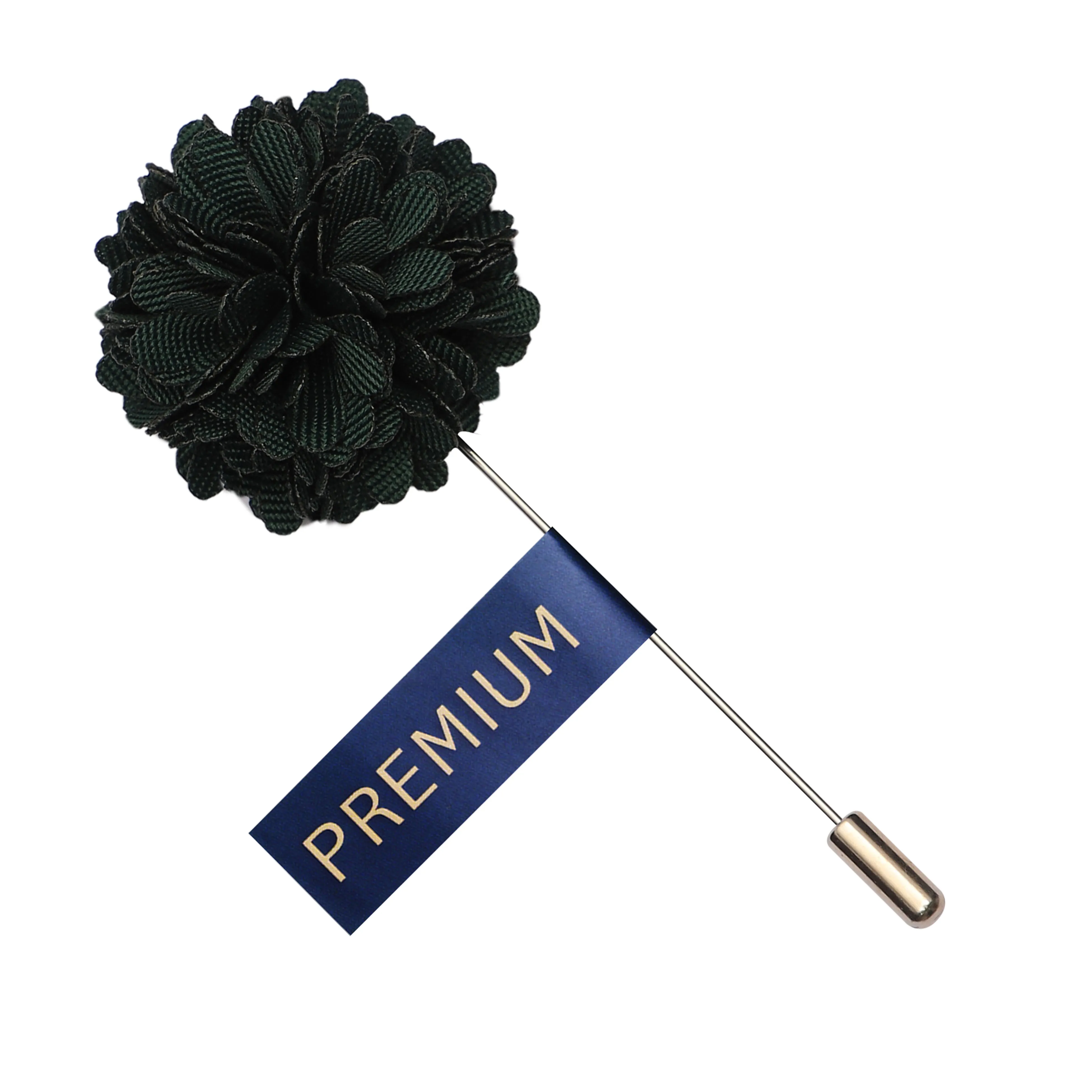 Peluche Stylish Green Brooch For Men