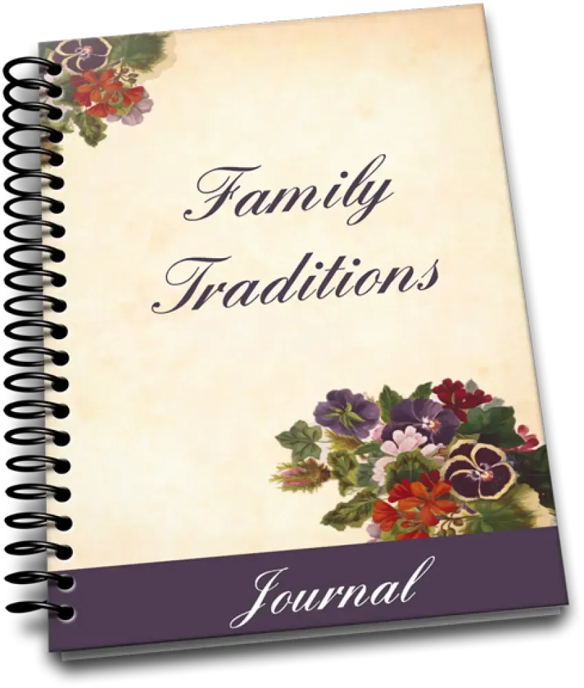 "Family Traditions" Holiday PLR Printable Journal