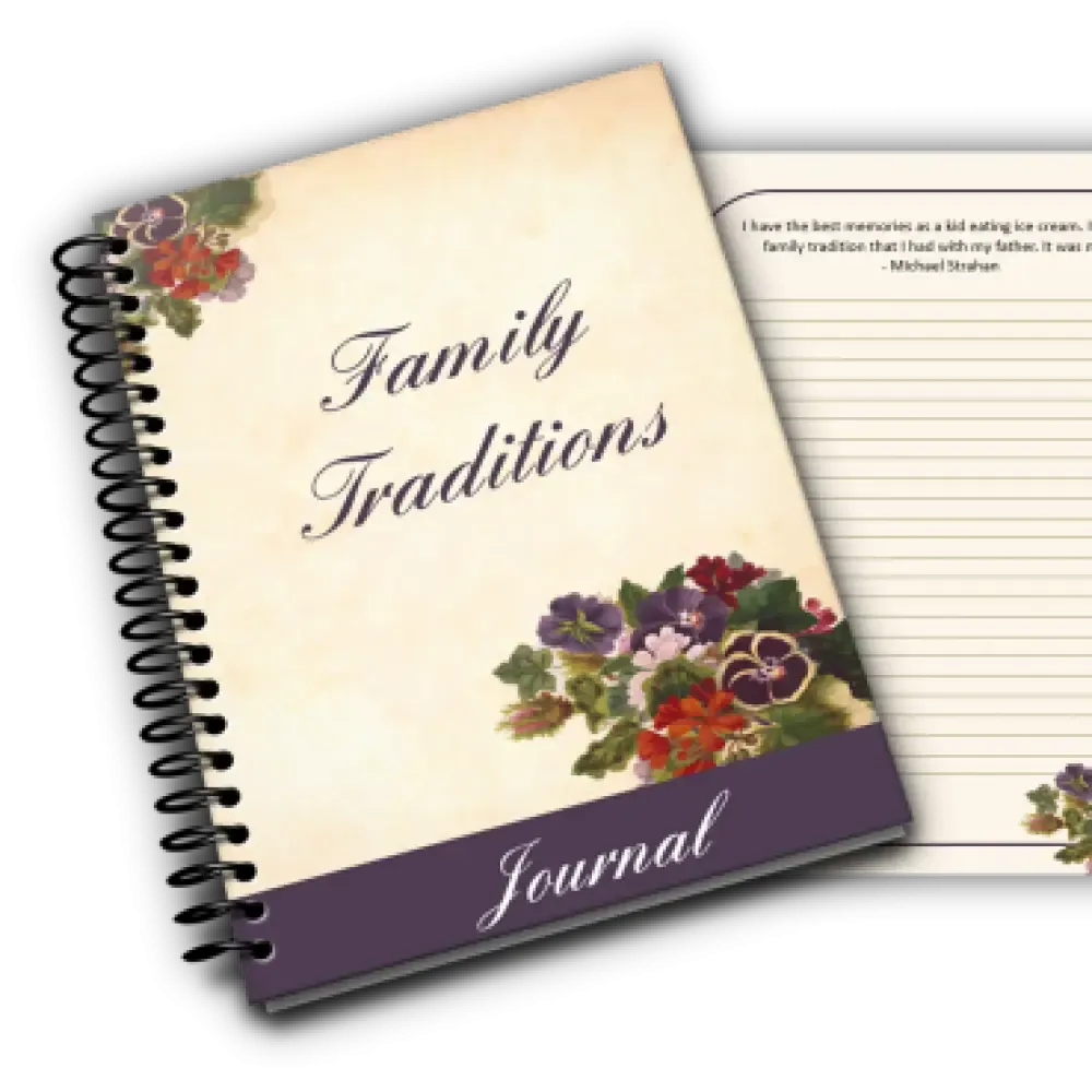 "Family Traditions" Holiday PLR Printable Journal