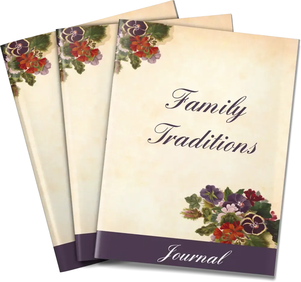 "Family Traditions" Holiday PLR Printable Journal