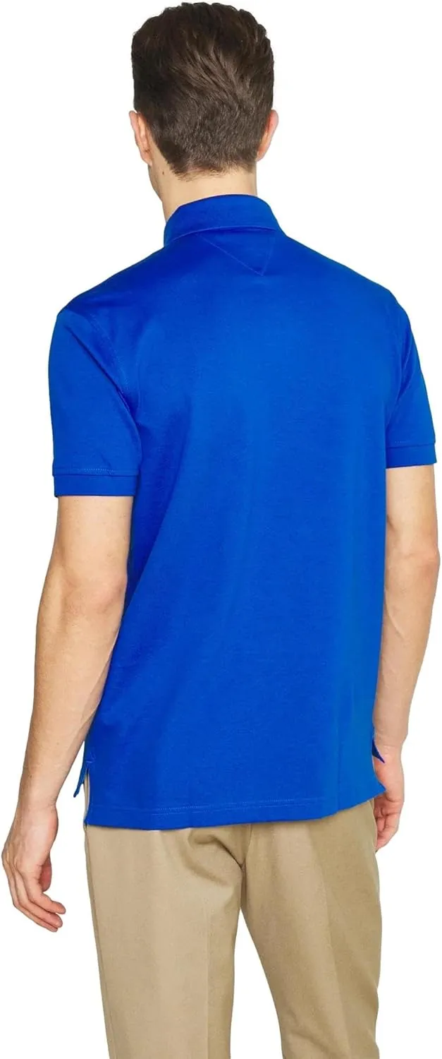 Tommy Hilfiger Men's Short Sleeve Cotton Pique Polo Shirt in Regular Fit 2024 Collection