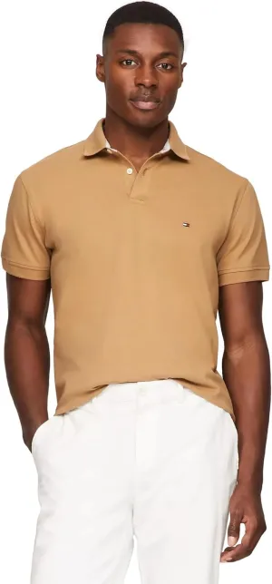 Tommy Hilfiger Men's Short Sleeve Cotton Pique Polo Shirt in Regular Fit 2024 Collection