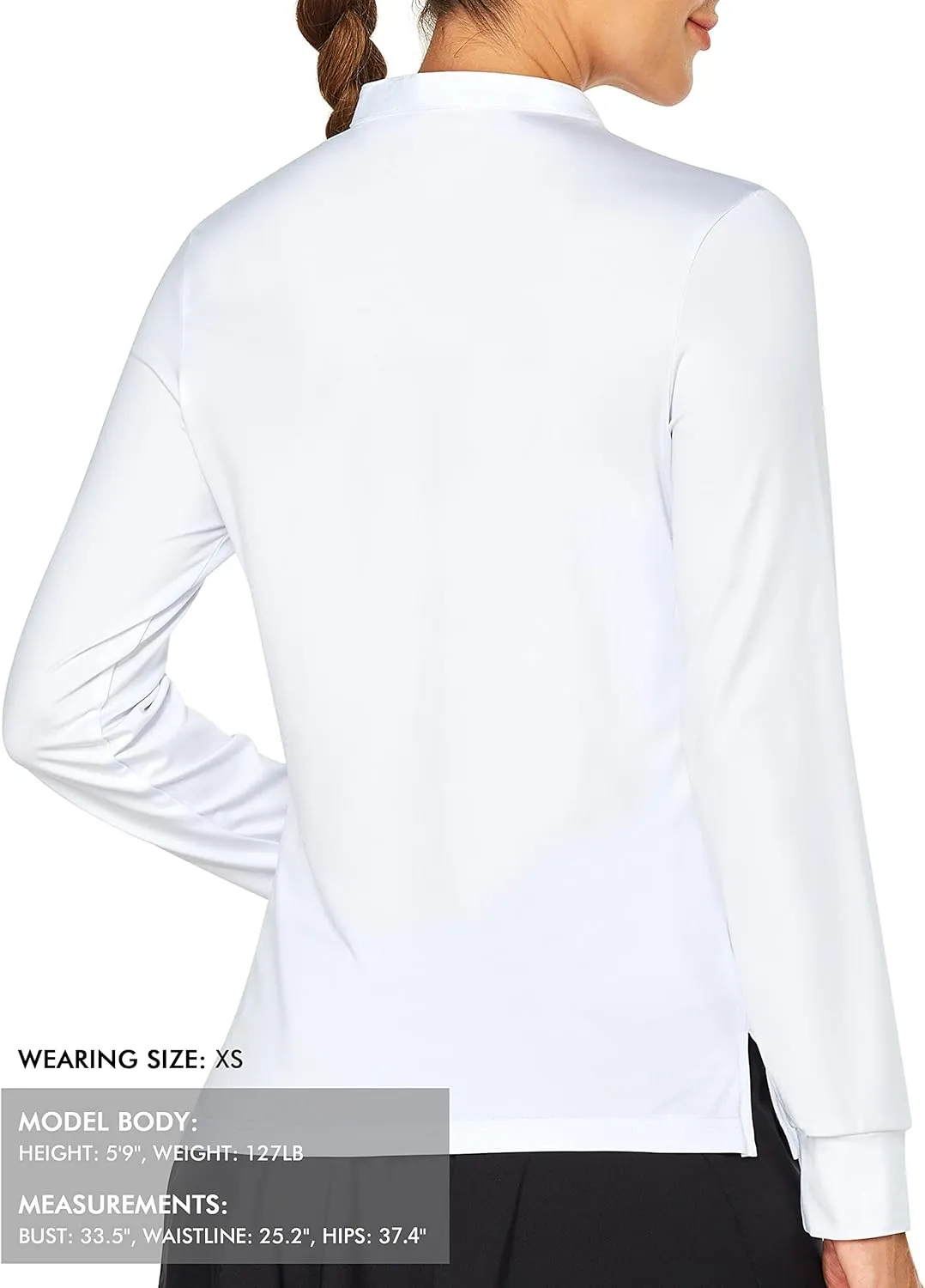 Women's Golf Shirt V Neck Short Long Sleeve Polo Shirts Lightweight Quick Dry Workout Daily Work Shirts Tops
