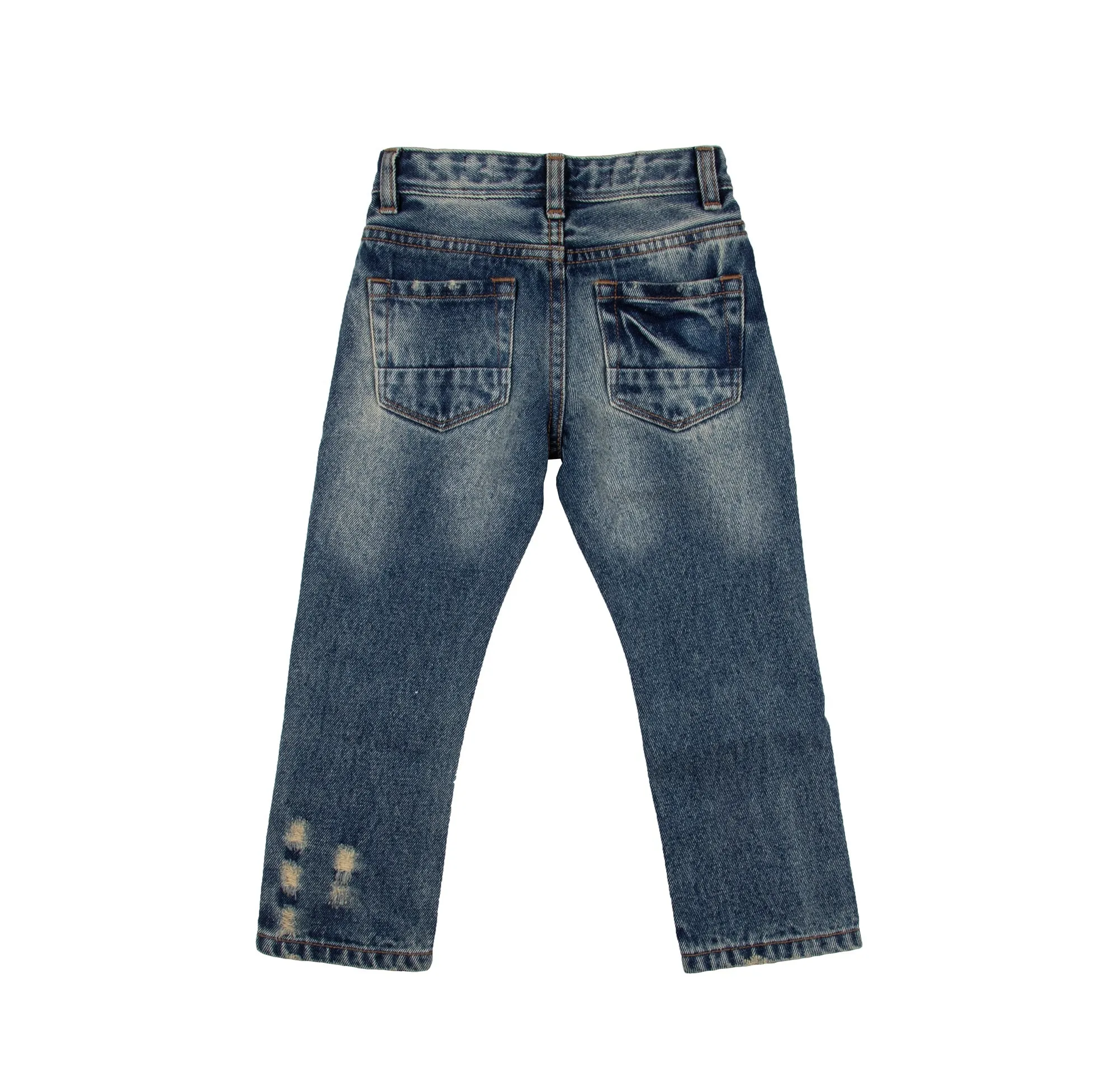 X RAY Boy's Slim Fit Heavy Rips Denim Pants